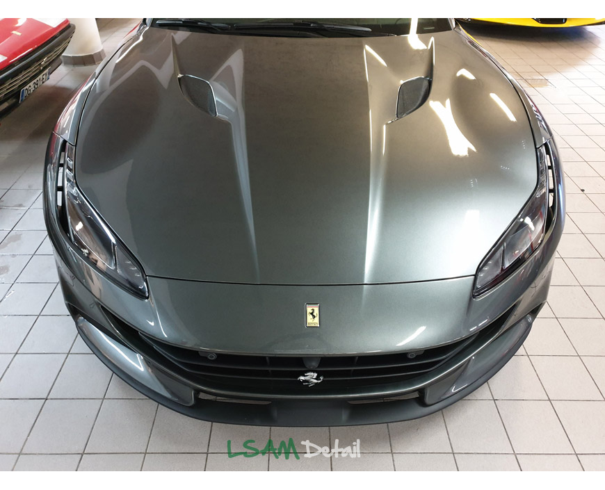 Film de protection carrosserie auto PPF Lyon - Ferrari Portofino M - LSAM  Detail - Leo Titanium